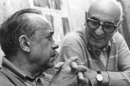 Leonardo Sciascia con Gesualdo Bufalino