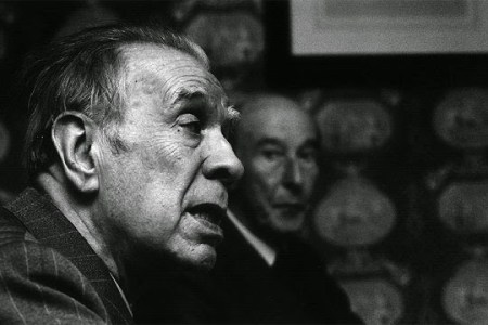 Jorge Luis Borges en el Premio Cervantes