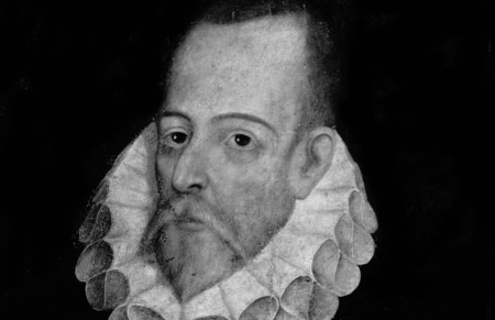 Miguel de Cervantes por Juan de Jáuregui