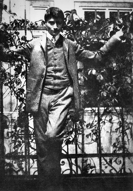 Franz Kafka, adolescente, 1898