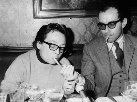 Marguerite Duras y François Godard